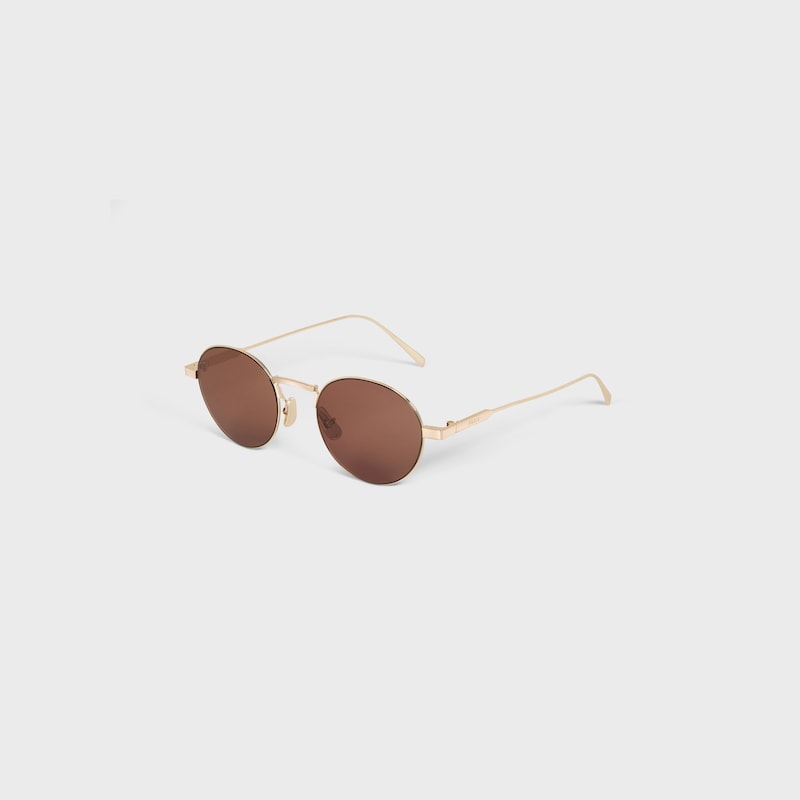 lunettes de soleil à monture métallique 28 en métal