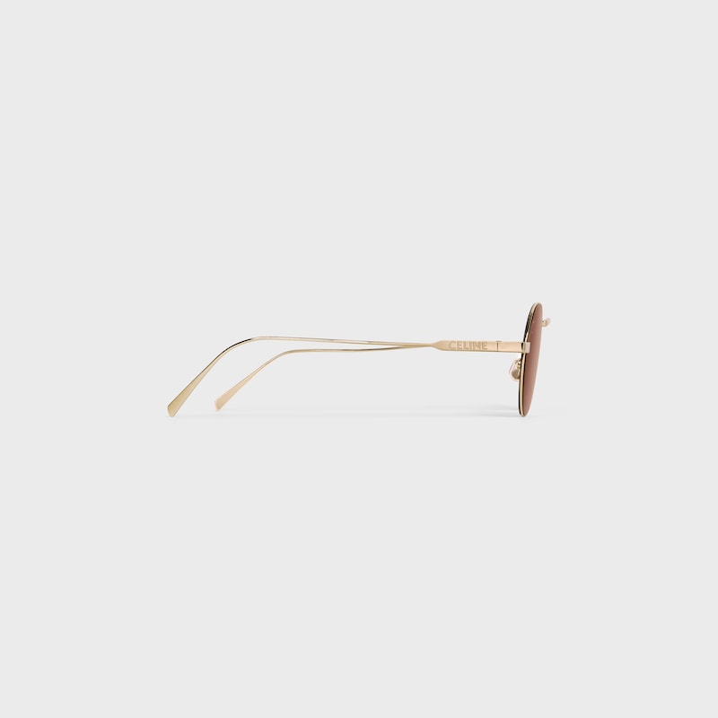 lunettes de soleil à monture métallique 28 en métal