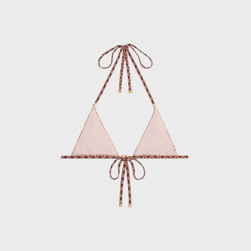 haut triangle triomphe en jersey mat monogrammé