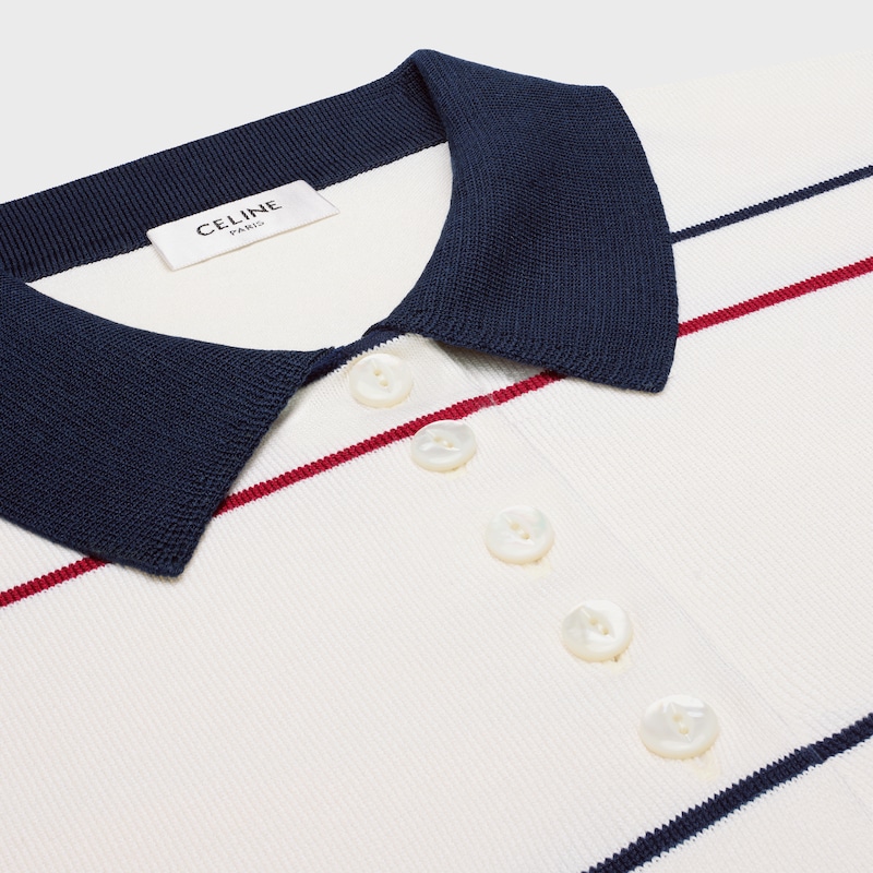 polo court triomphe en soie et coton