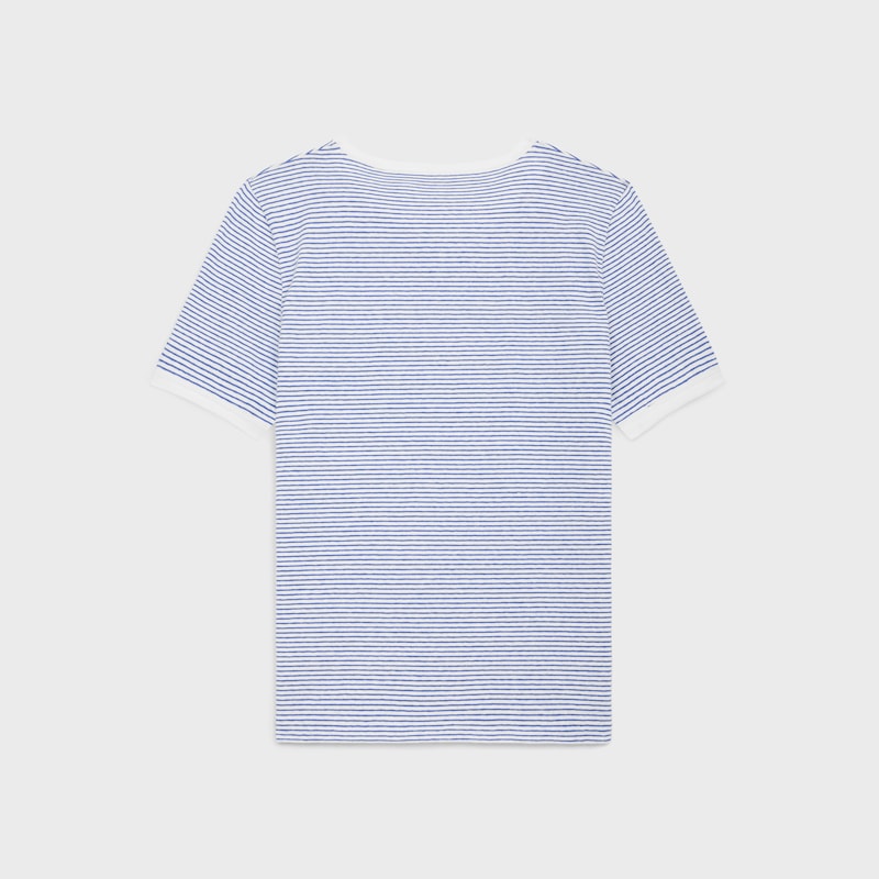 t-shirt céline années 70 en jersey rayé