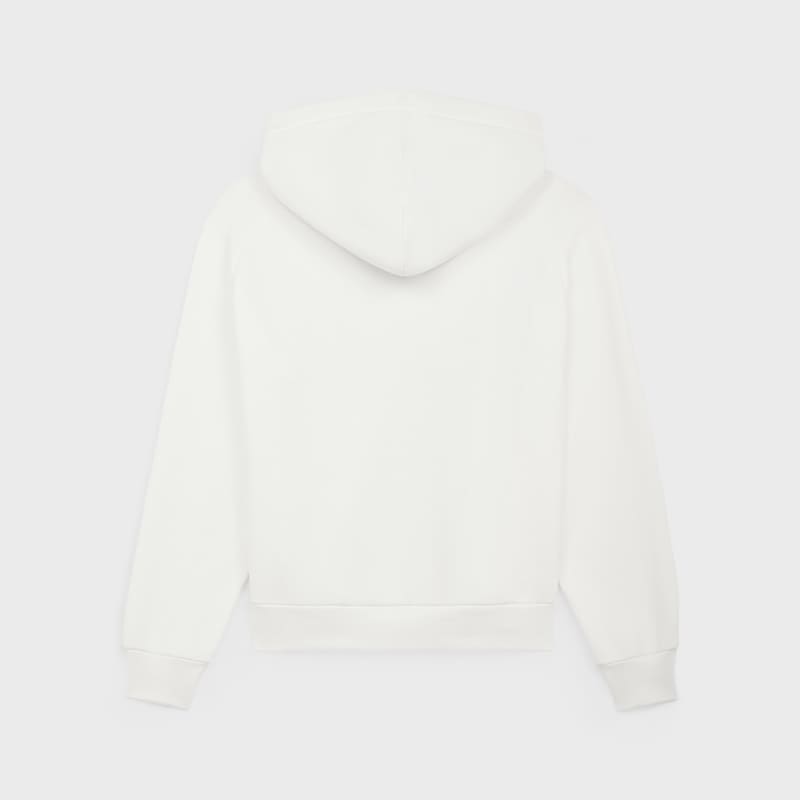 sweat à capuche céline en coton polaire