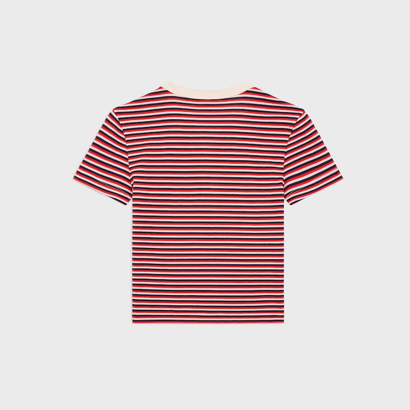 t-shirt triomphe en jersey rayé