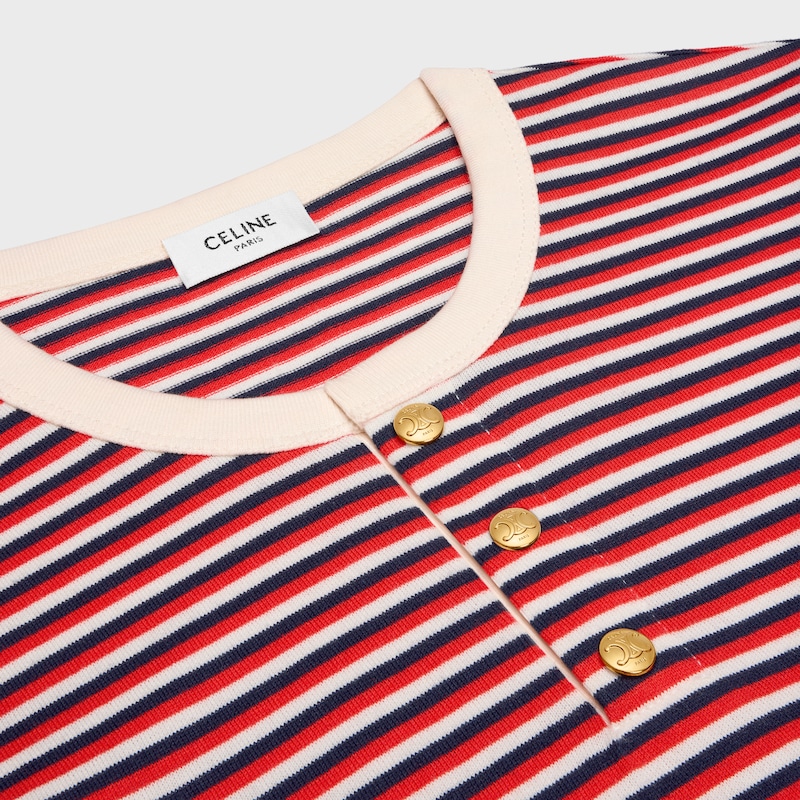 t-shirt triomphe en jersey rayé