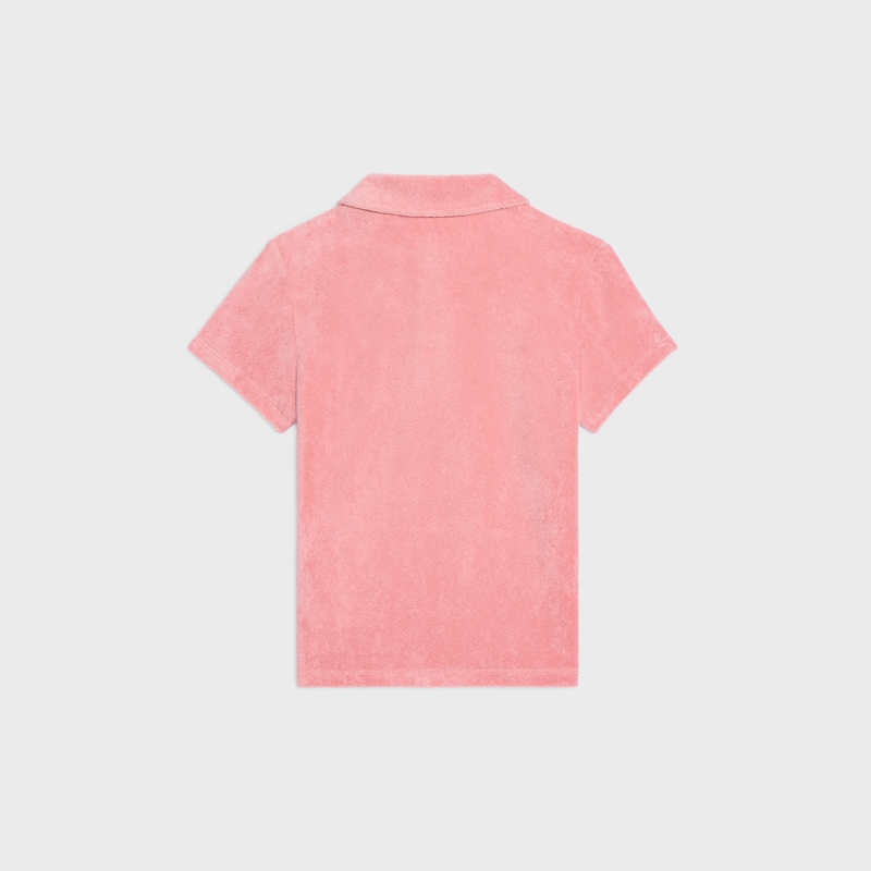polo triomphe en coton éponge
