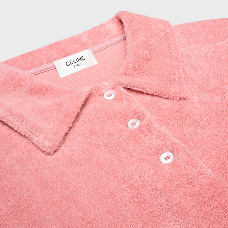 polo triomphe en coton éponge