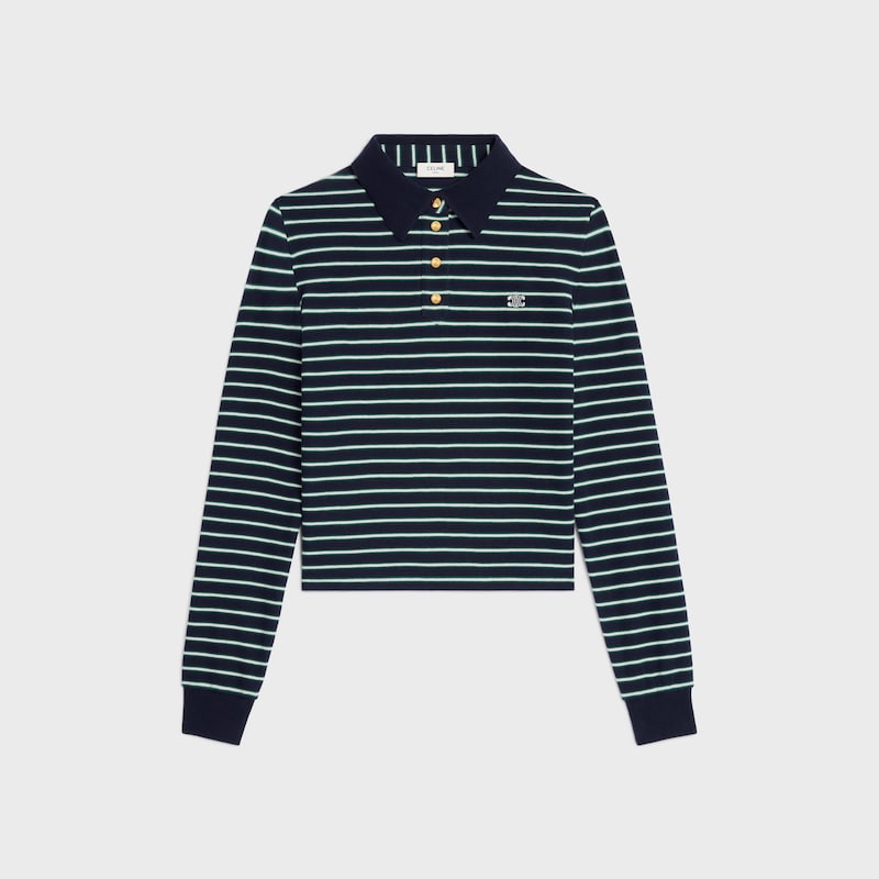 polo triomphe en maillot rayé
