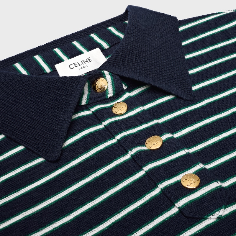 polo triomphe en maillot rayé