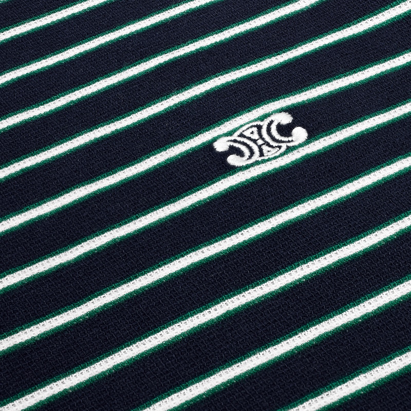 polo triomphe en maillot rayé