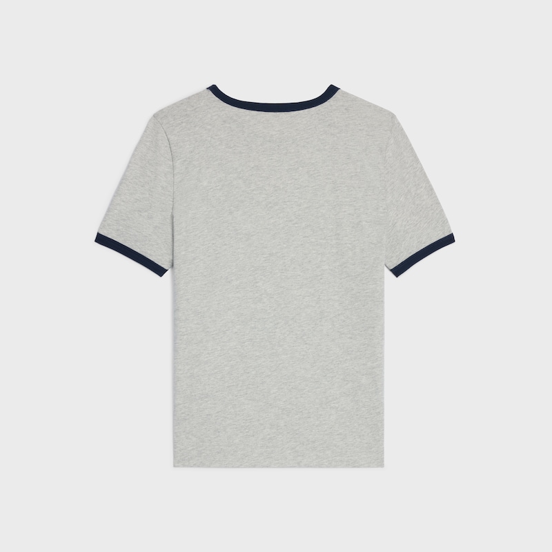 t-shirt blason années 70 en jersey de coton