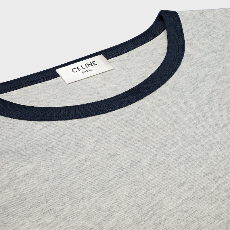 t-shirt blason années 70 en jersey de coton