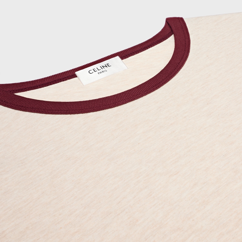 t-shirt blason années 70 en jersey de coton