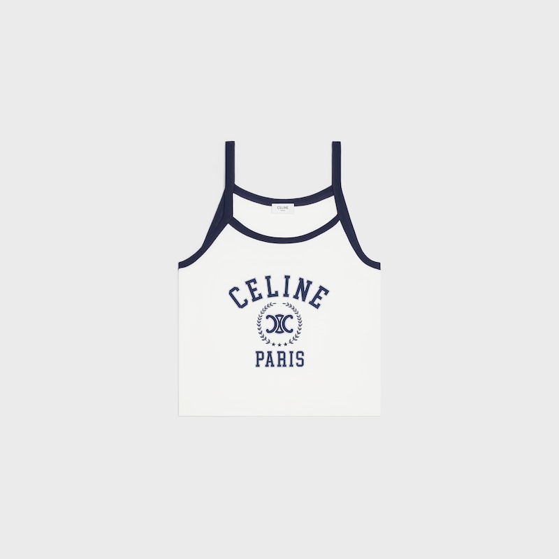 débardeur céline en jersey de coton