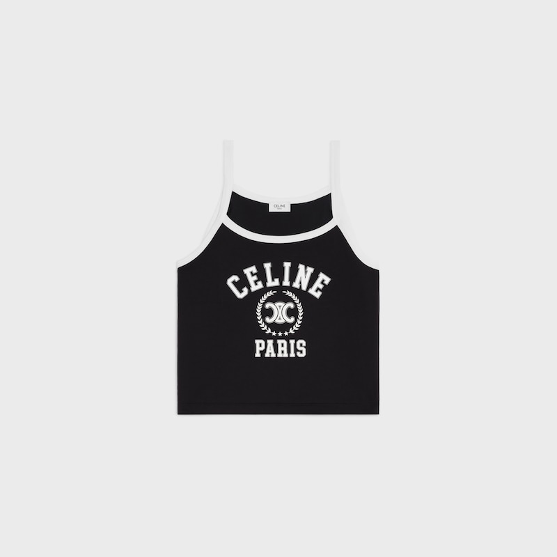 débardeur céline en jersey de coton