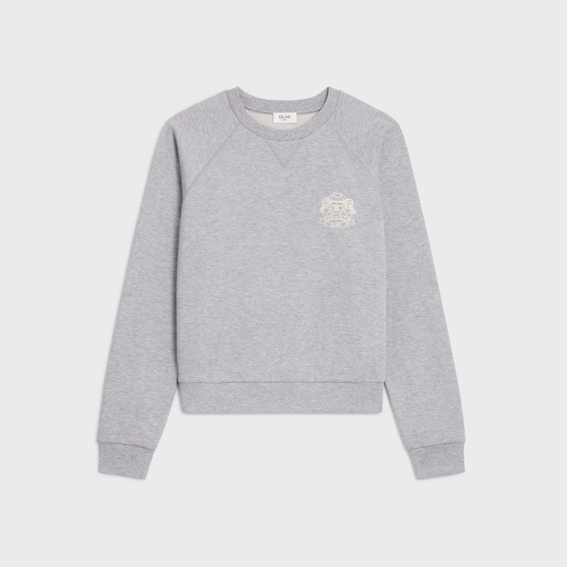 sweat blason en coton cachemire