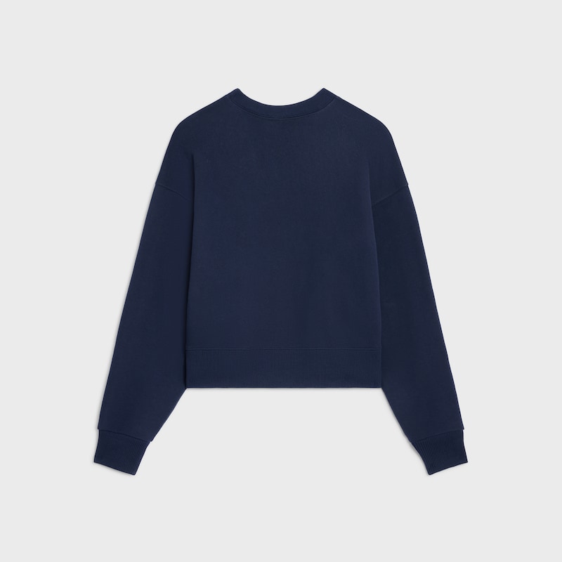 sweat-shirt ample en molleton de coton