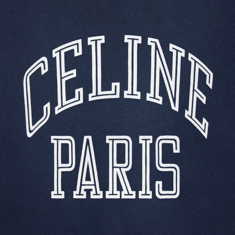 sweat-shirt ample en molleton de coton