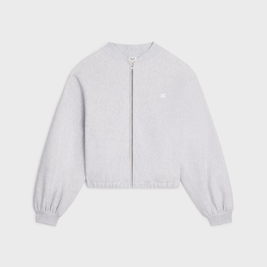 veste teddy en polaire de coton