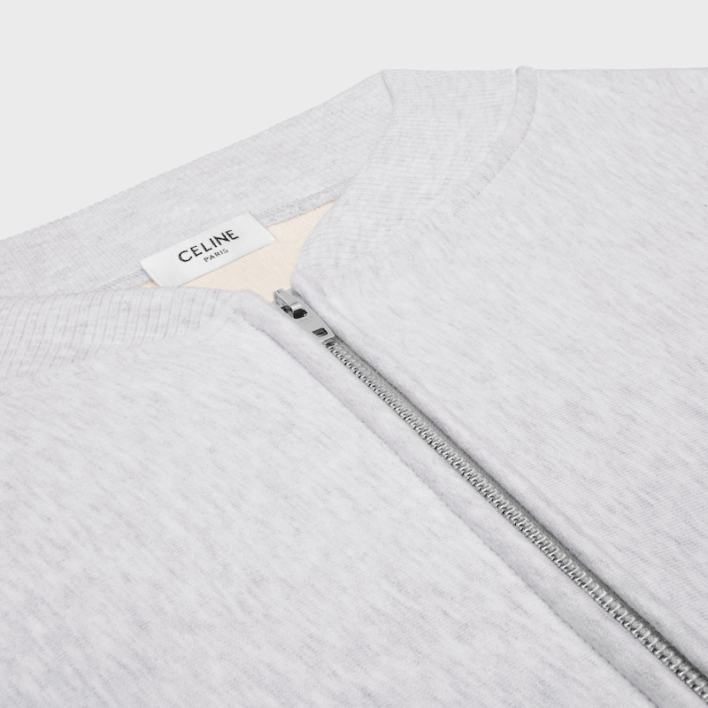 veste teddy en polaire de coton