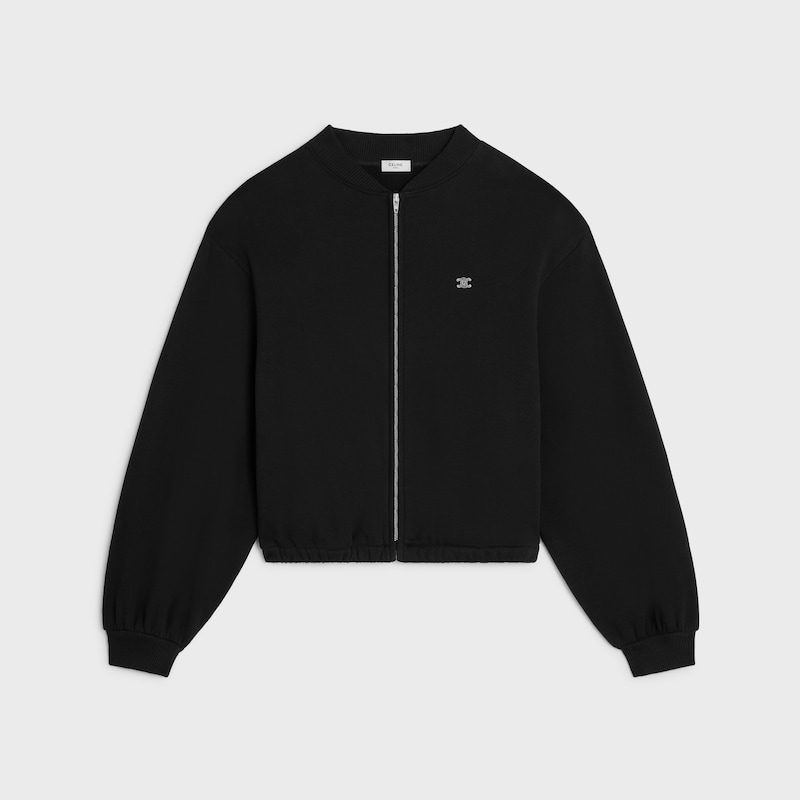 veste teddy en polaire de coton