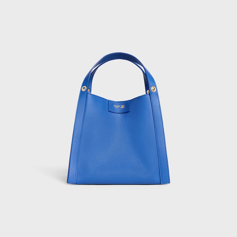 petit sac cubo en cuir de veau souple