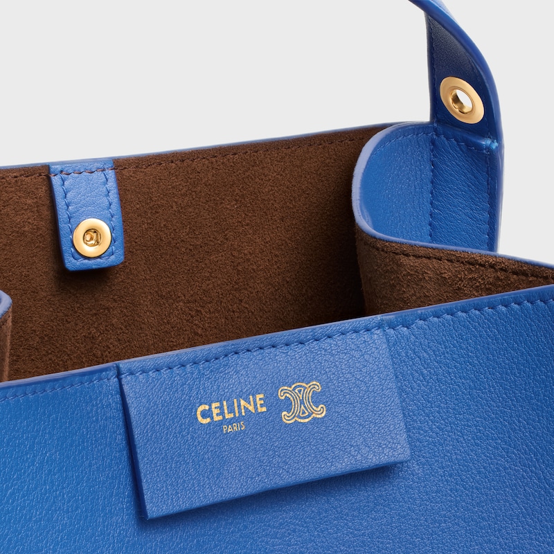 petit sac cubo en cuir de veau souple