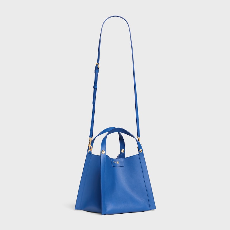 petit sac cubo en cuir de veau souple