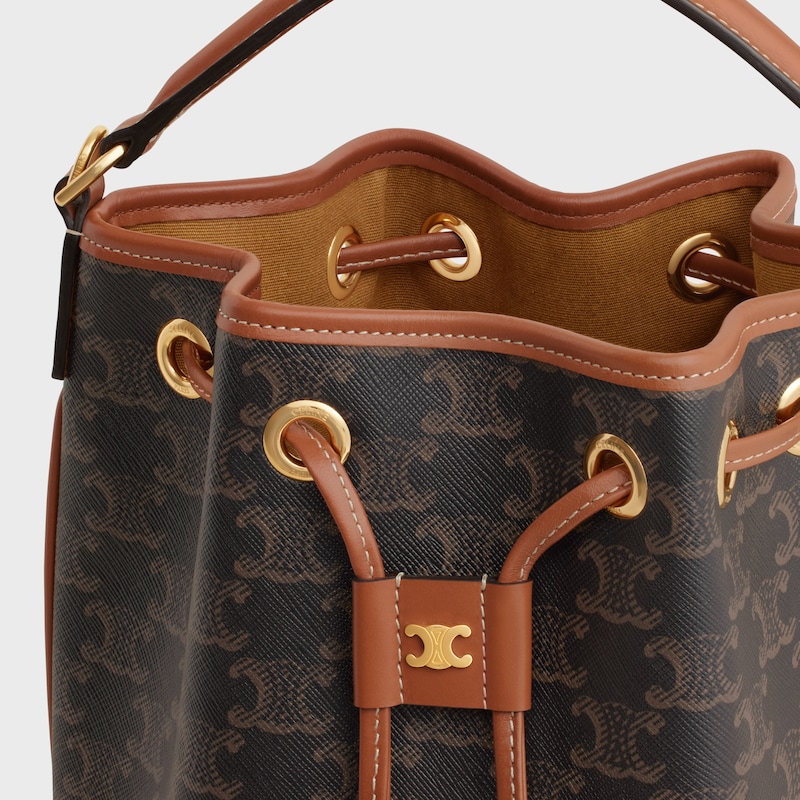 sac clara en toile triomphe et cuir de veau
