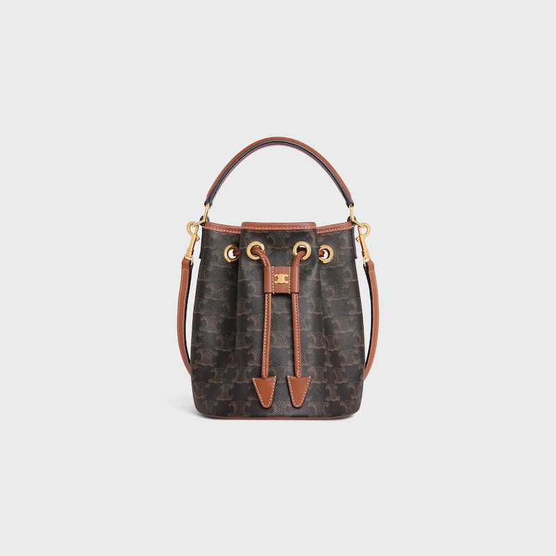 sac teen clara en toile triomphe et cuir de veau