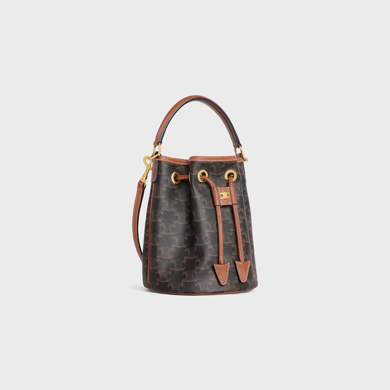 sac teen clara en toile triomphe et cuir de veau