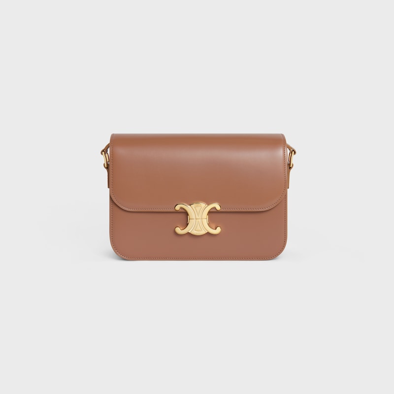 sac classique triomphe en veau brillant