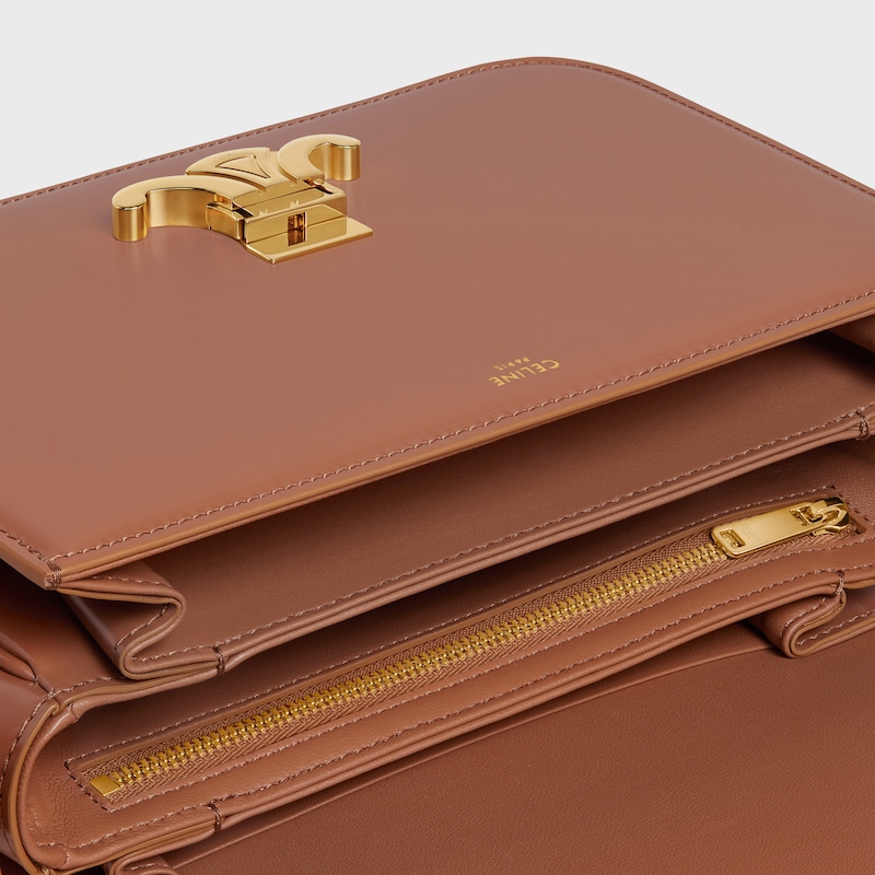 sac classique triomphe en veau brillant