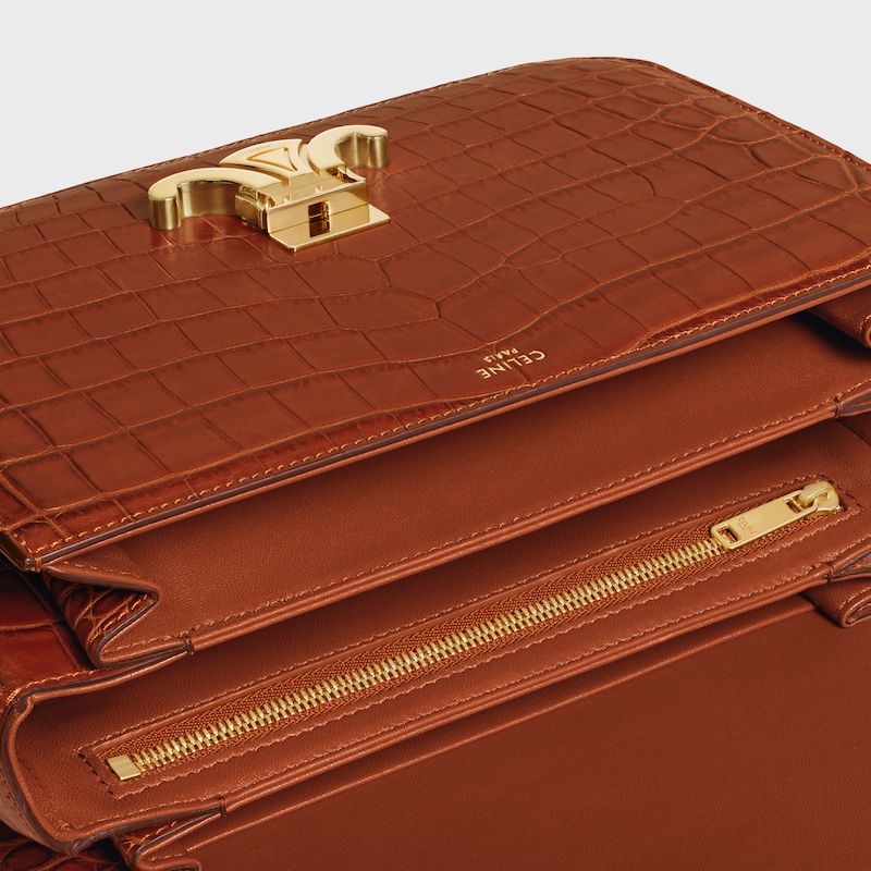 sac classique triomphe en crocodile niloticus