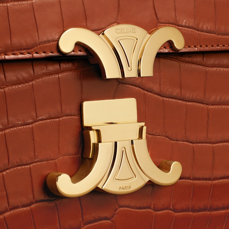 sac classique triomphe en crocodile niloticus