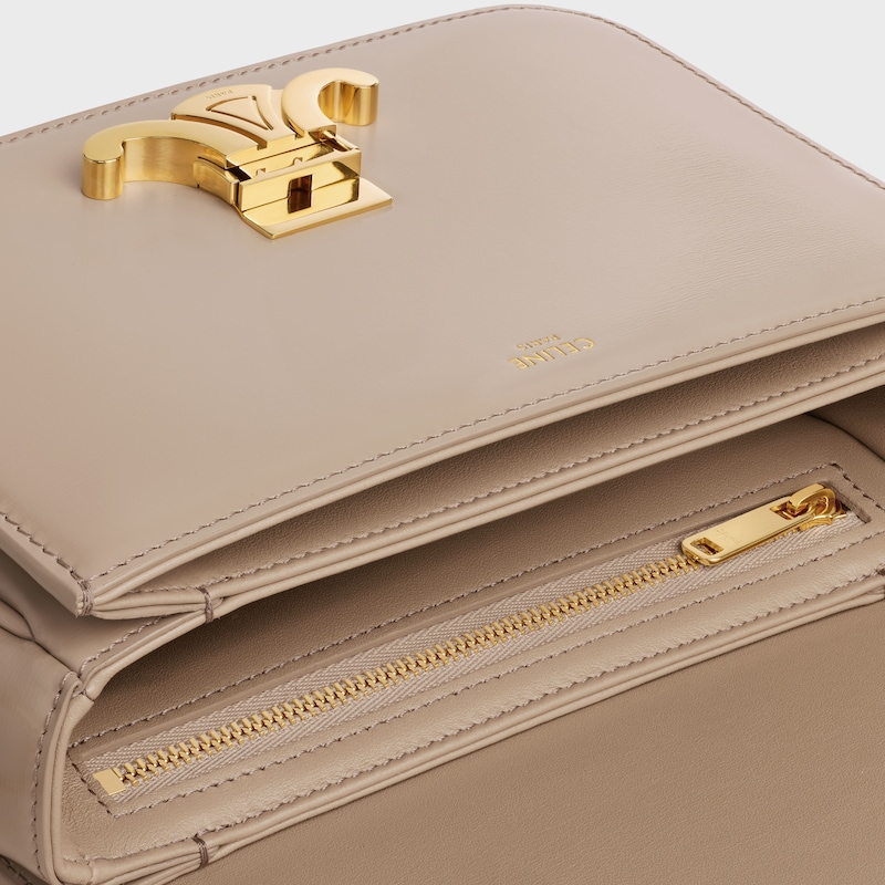 sac teen triomphe en cuir de veau brillant