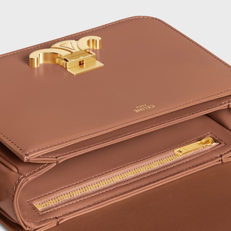 sac teen triomphe en cuir de veau brillant