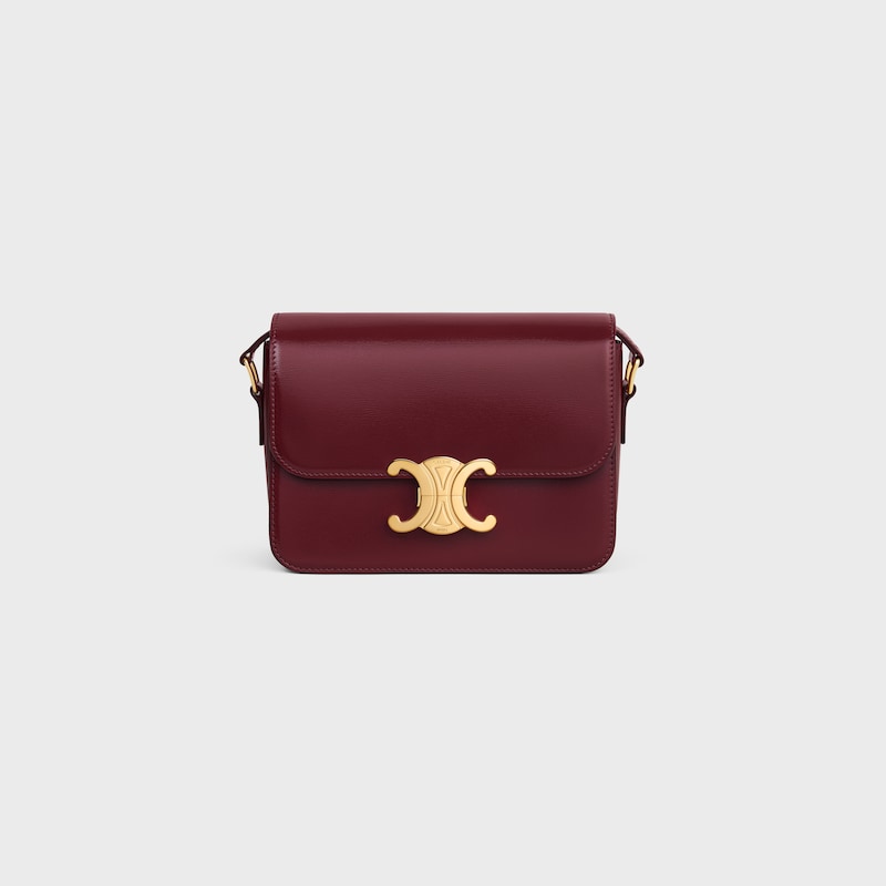 sac teen triomphe en cuir de veau brillant