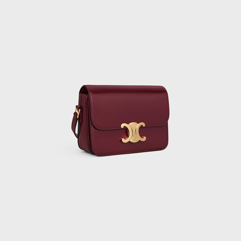 sac teen triomphe en cuir de veau brillant