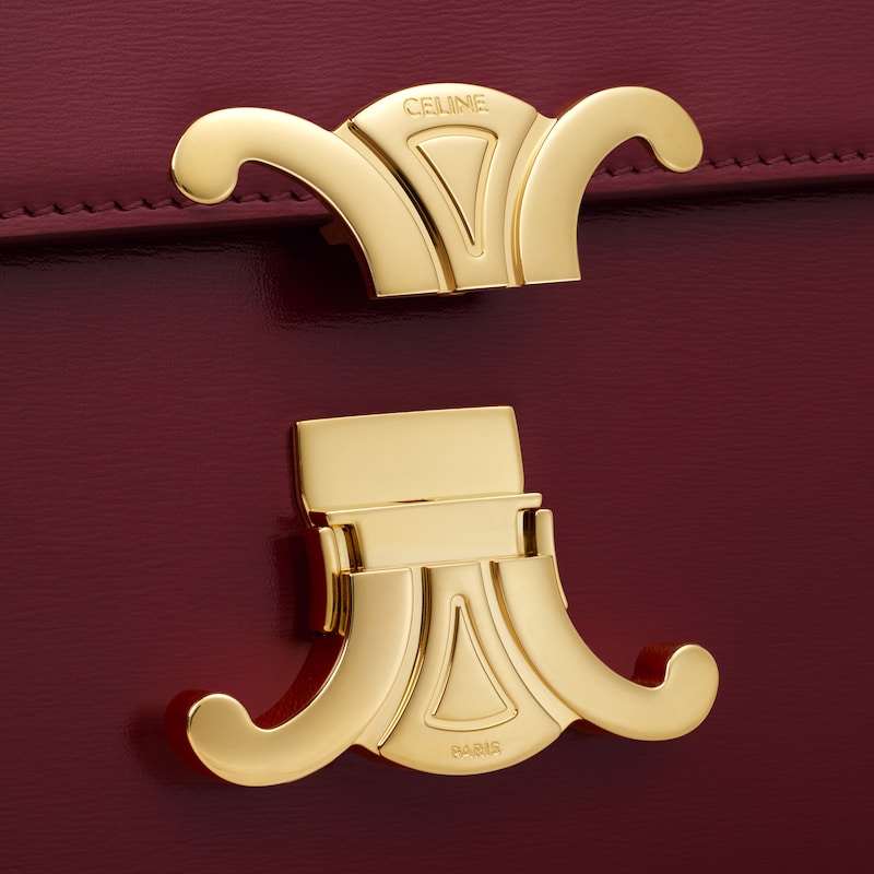 sac teen triomphe en cuir de veau brillant