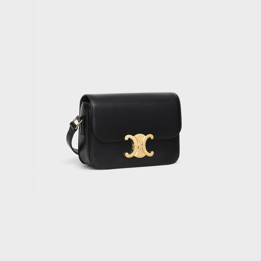 sac teen triomphe en cuir de veau brillant