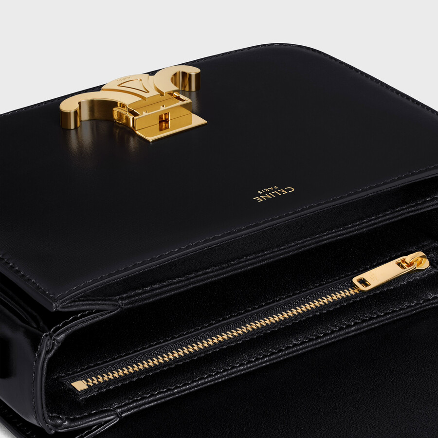 sac teen triomphe en cuir de veau brillant