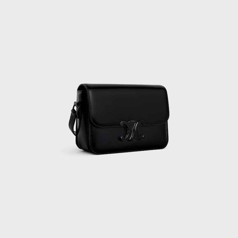 sac teen triomphe en cuir de veau brillant