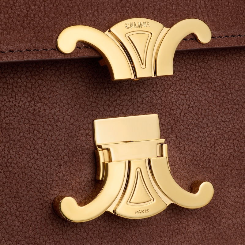 sac teen triomphe en cuir de veau nubuck grainé