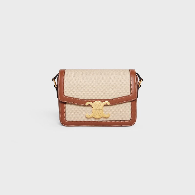 sac teen triomphe en textile et cuir de veau