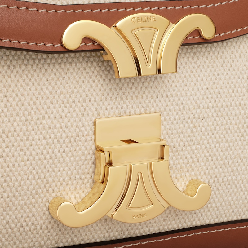 sac teen triomphe en textile et cuir de veau