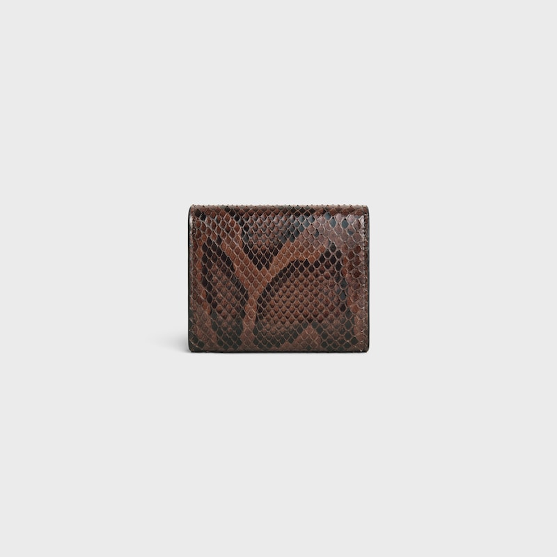 petit portefeuille à rabat triomphe en python