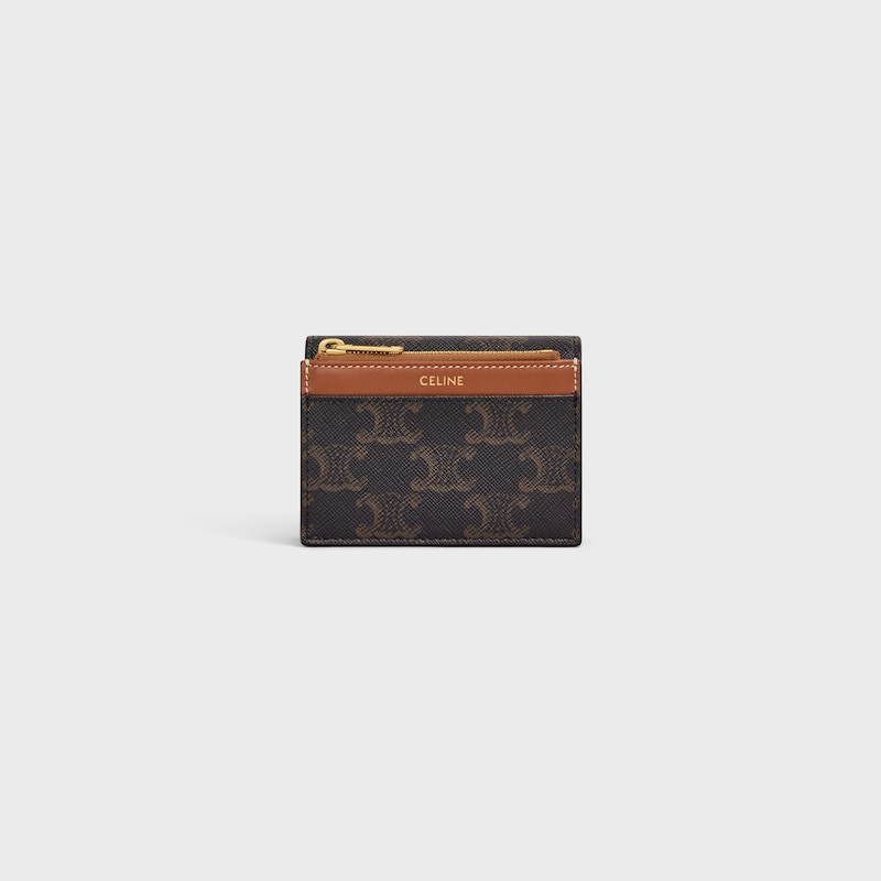 portefeuille compact avec porte-monnaie triomphe en toile triomphe