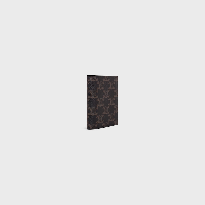 portefeuille compact triomphe charms en toile triomphe