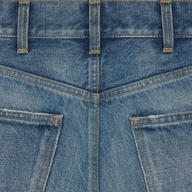jean évasé jane en denim délavé union wash