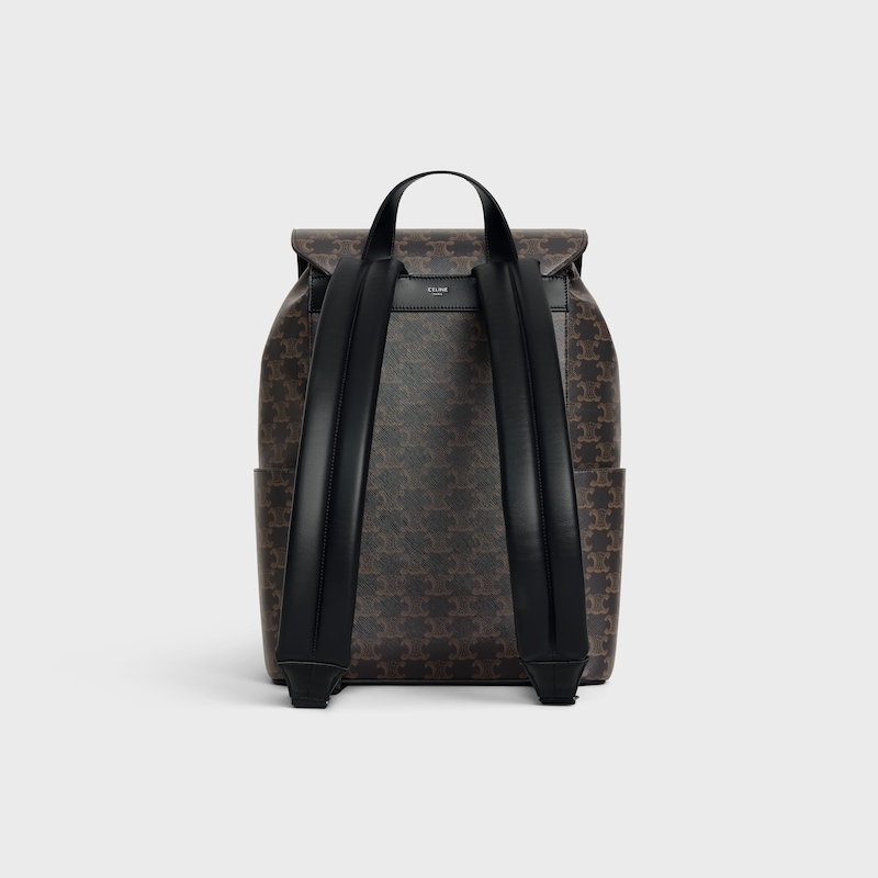 sac À dos en toile triomphe et peau de veau